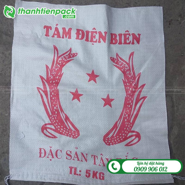 Bao pp dệt đựng lúa