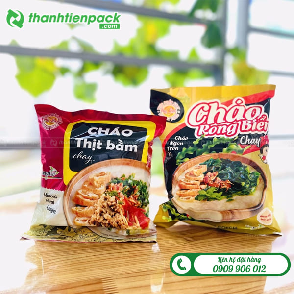 Bao bì đựng cháo thịt bằm