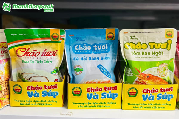 Mẫu bao bì đựng cháo