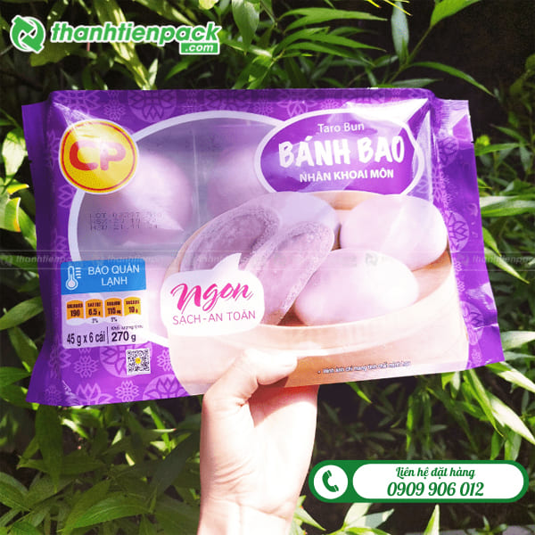 T&uacute;i đựng b&aacute;nh bao nh&acirc;n khoai m&ocirc;n