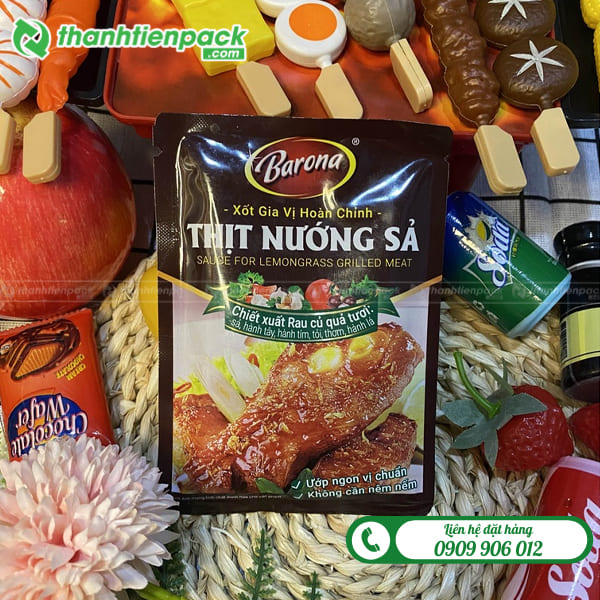 Túi ép biên đựng nước sốt 