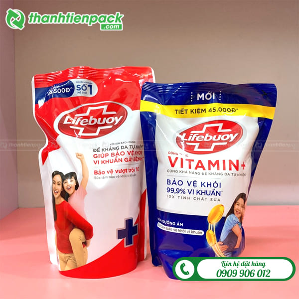 T&uacute;i sữa tắm lifeboy