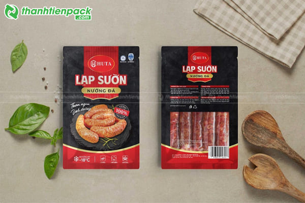 Bao bì lạp xưởng thiết kế đẹp
