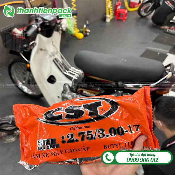 Bao bì màng ghép đựng săm xe máy