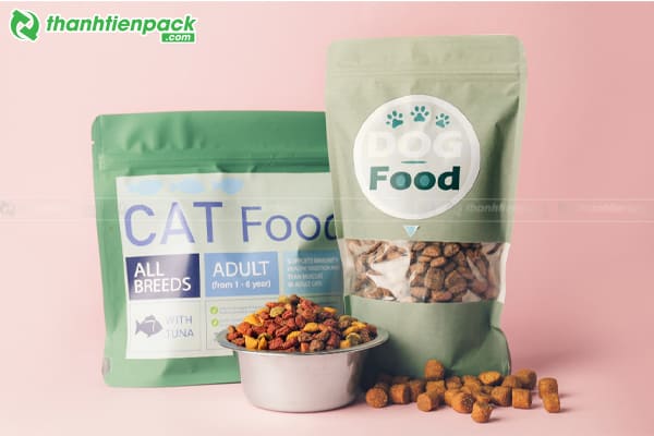 In túi đựng thức ăn thú cưng