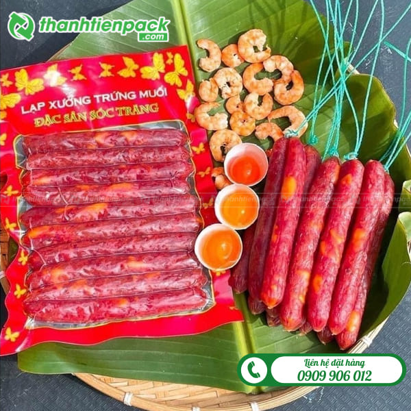 Túi đựng lạp xưởng trứng muối