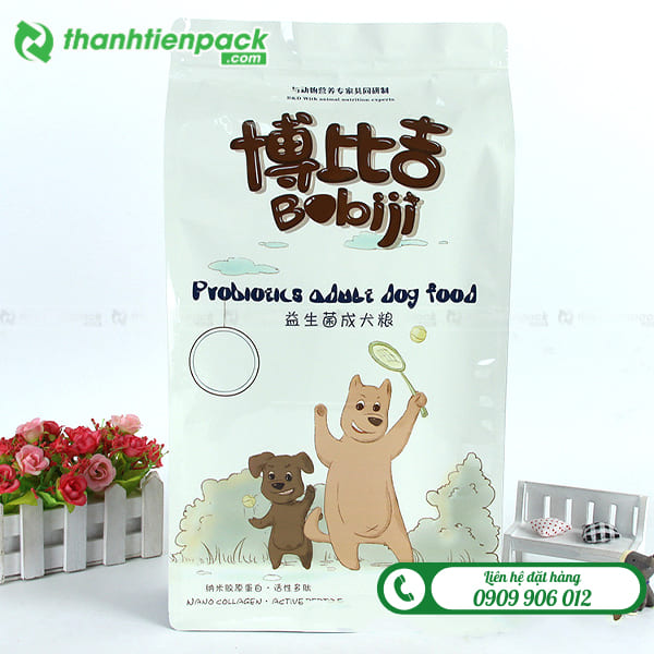 Túi đựng thức ăn thú cưng in ấn đẹp