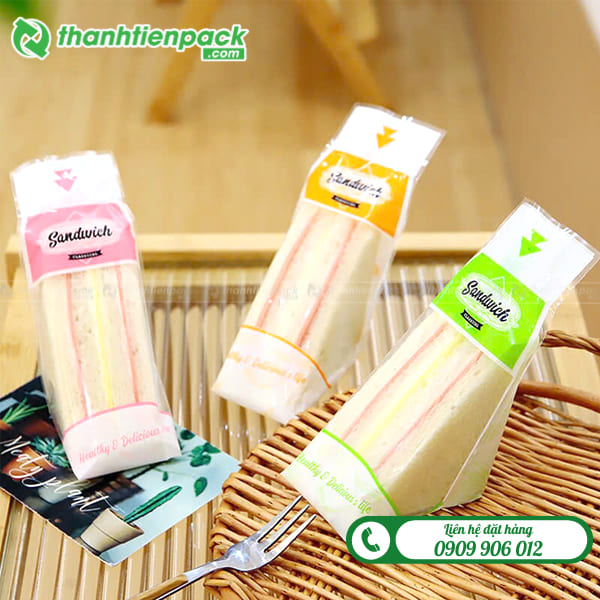 Túi tam giác đựng bánh sandwich