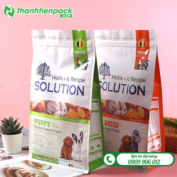 Túi zip 8 cạnh đựng thức ăn thú cưng