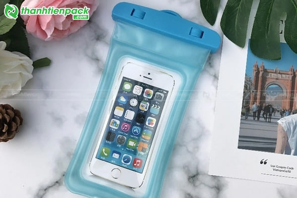 T&uacute;i zip đựng điện thoại c&oacute; d&acirc;y k&eacute;o