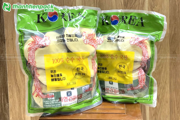 Bao bì đựng nấm thiết kế đẹp