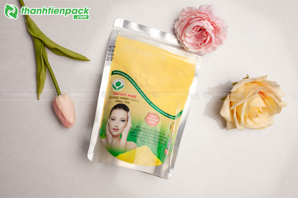 Bao bì đựng tinh bột nghệ trắng