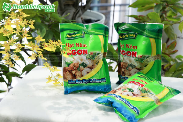 Bao bì hạt nêm thiết kế đẹp