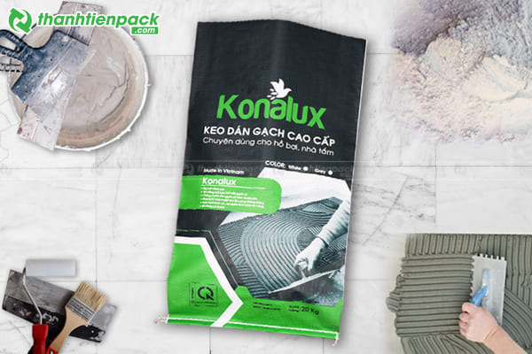 Bao bì keo dán gạch thiết kế đẹp