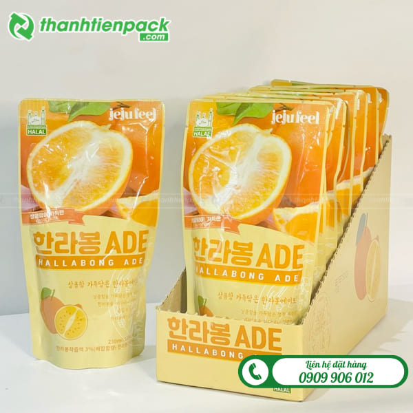 Bao bì nước ép cam