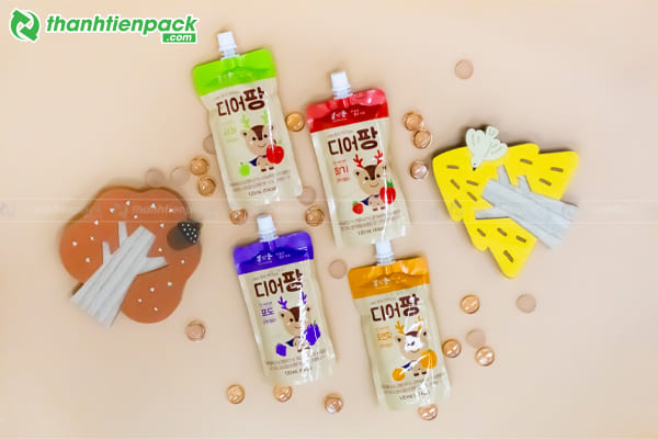 Bao bì nước ép thiết kế đẹp