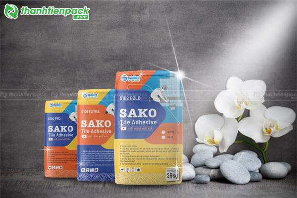 Mẫu bao bì keo dán gạch