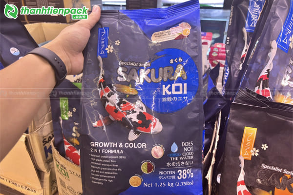 Thiết kế bao bì thức ăn cá cảnh đẹp