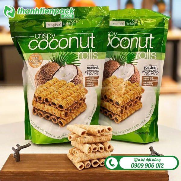 Túi đáy đựng đựng bánh quế