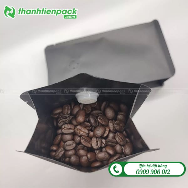Túi đựng cà phê có van thoát khi