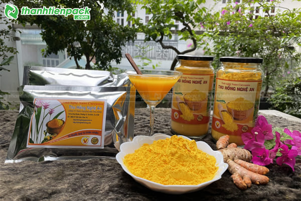 Túi ép biên đựng tinh bột nghệ
