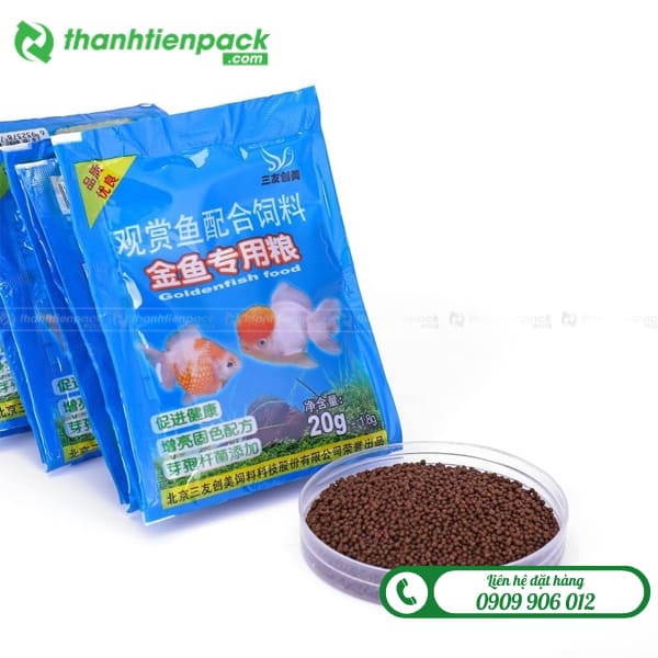 Túi hàn lưng đựng thức ăn cá cảnh