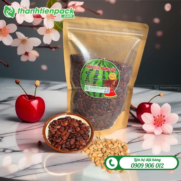 Túi zip giấy đựng hạt dưa