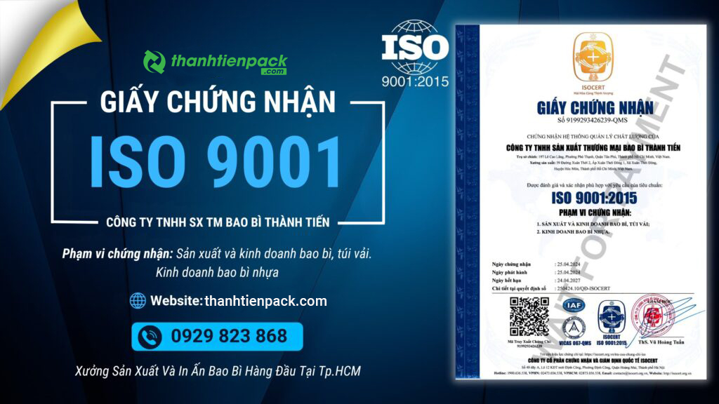 giấy chứng nhận iso 9001
