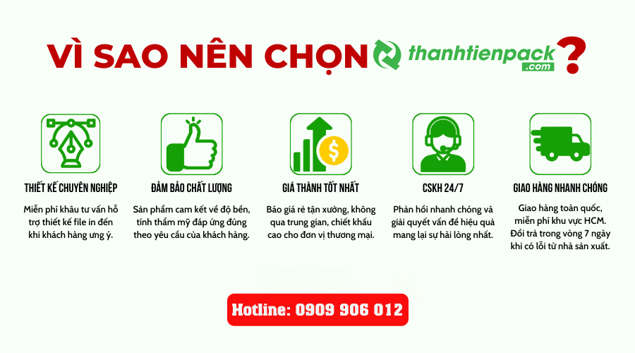 vì sao nên chọn thành tiến pack