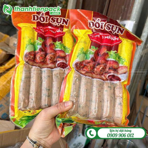 in túi hút chân không thực phẩm