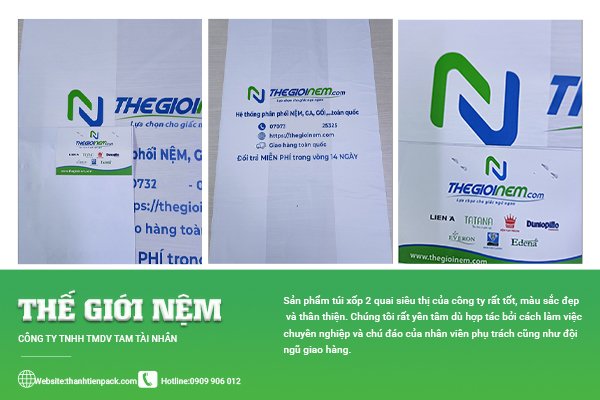 Túi xốp siêu thị thế giới nệm
