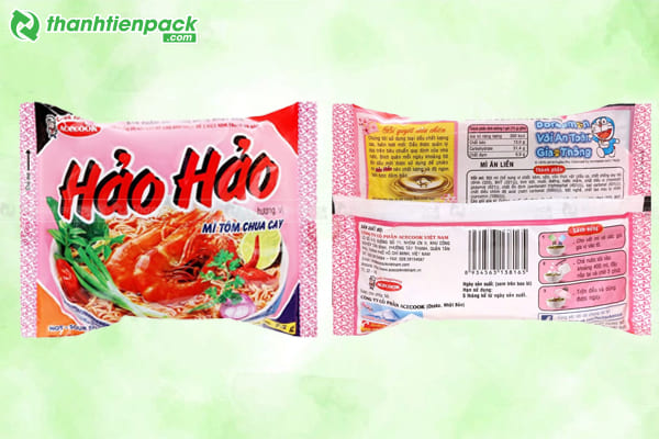 Th&ocirc;ng tin in tr&ecirc;n bao b&igrave; m&igrave; t&ocirc;m