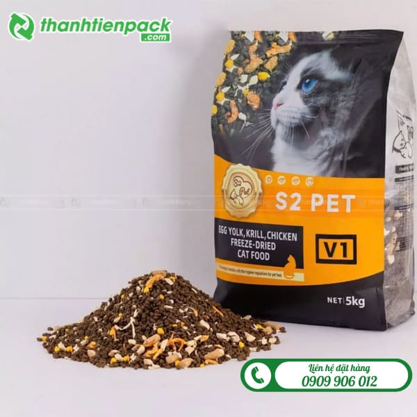 T&uacute;i xếp h&ocirc;ng đựng thức ăn th&uacute; cưng