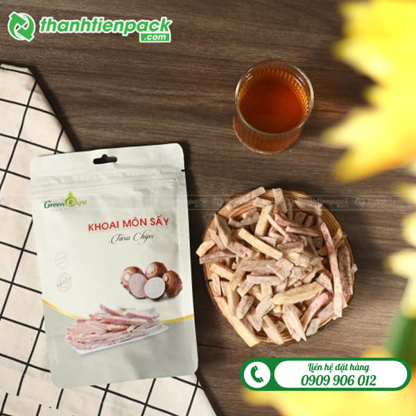 T&uacute;i zip bạc đựng khoai m&ocirc;n