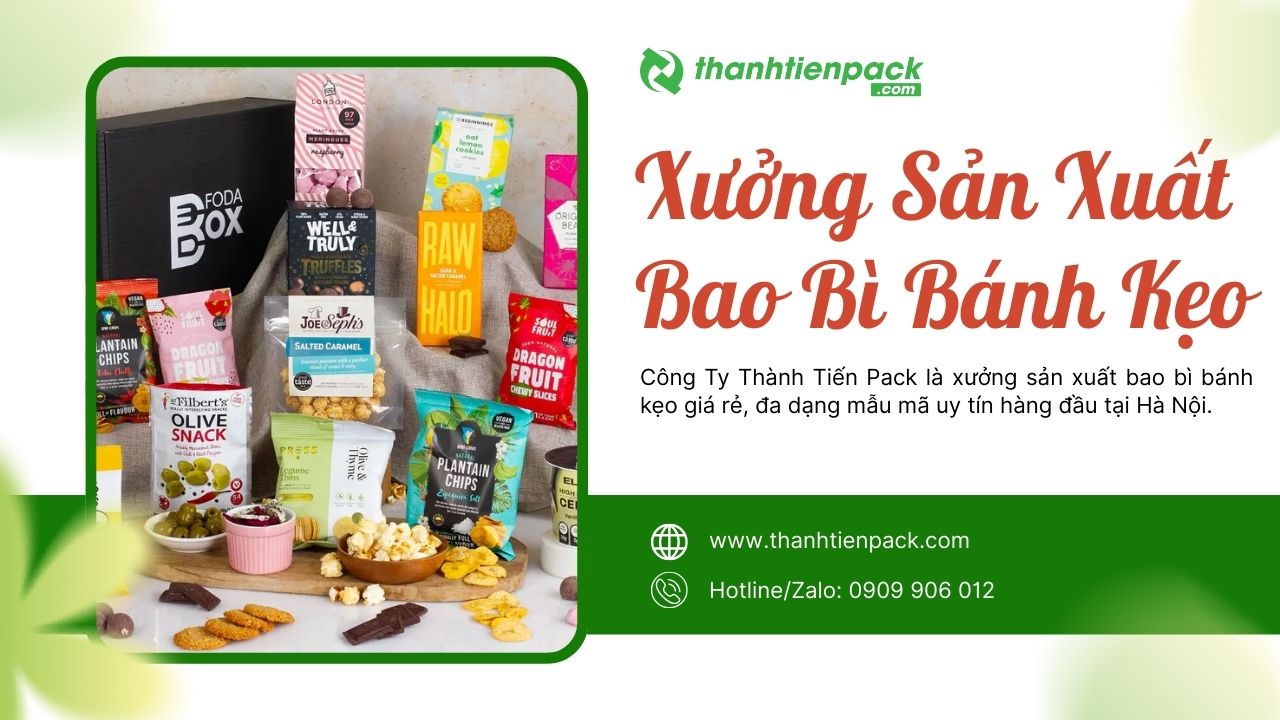 Xưởng bao b&igrave; b&aacute;nh kẹo