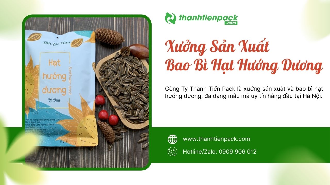 Xưởng bao b&igrave; hạt hướng dương