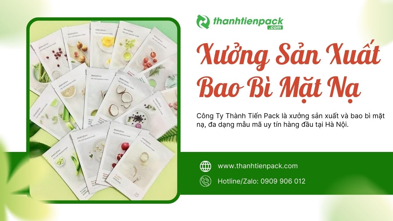 Xưởng bao b&igrave; mặt nạ