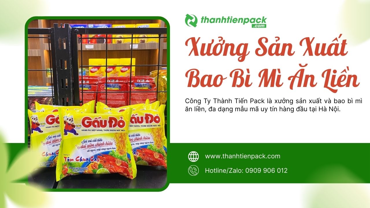 Xưởng bao b&igrave; m&igrave; ăn liền