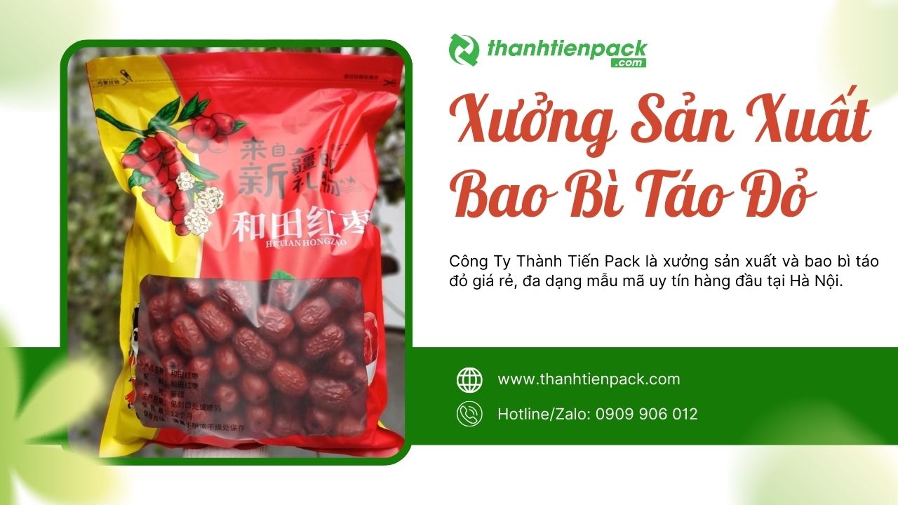 Xưởng bao bì táo đỏ