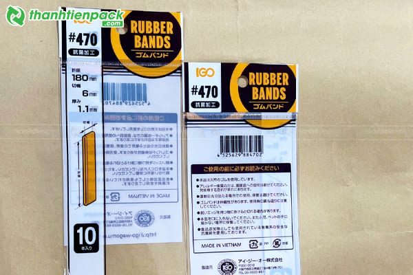 In túi OPP dán miệng đựng thước