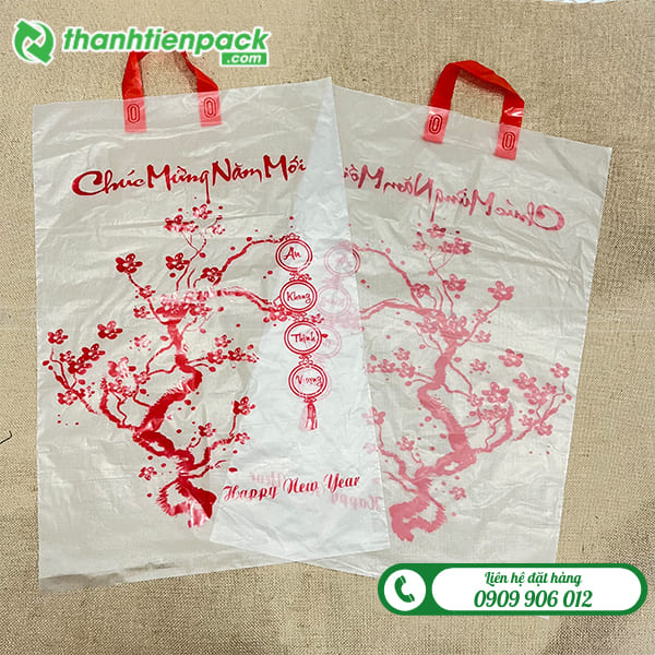 Túi quai ép ngang đựng lịch tết