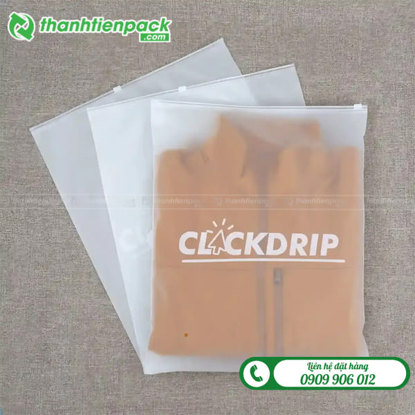 Túi zip có khóa kéo đựng quần áo