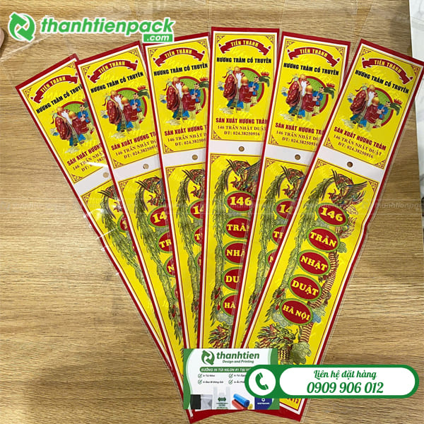 Bao b&igrave; đ&oacute;ng g&oacute;i nhang