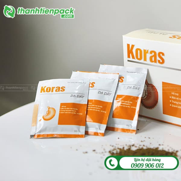 Bao bì đựng thuốc đau dạ dày