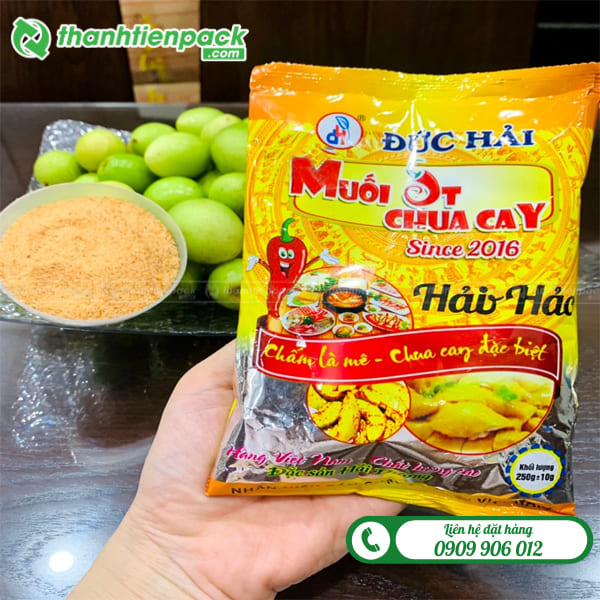 Bao b&igrave; muối t&ocirc;m