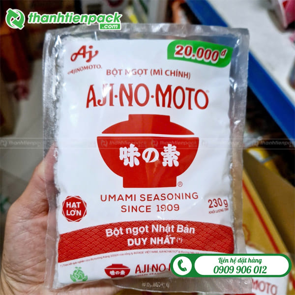 Túi ép 3 biên đựng mì chính