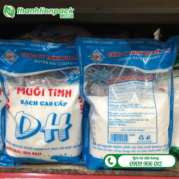 T&uacute;i &eacute;p bi&ecirc;n đựng muối sạch