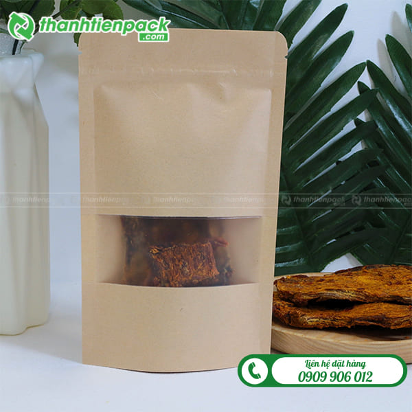 T&uacute;i giấy c&oacute; cửa sổ đựng kh&ocirc; b&ograve;