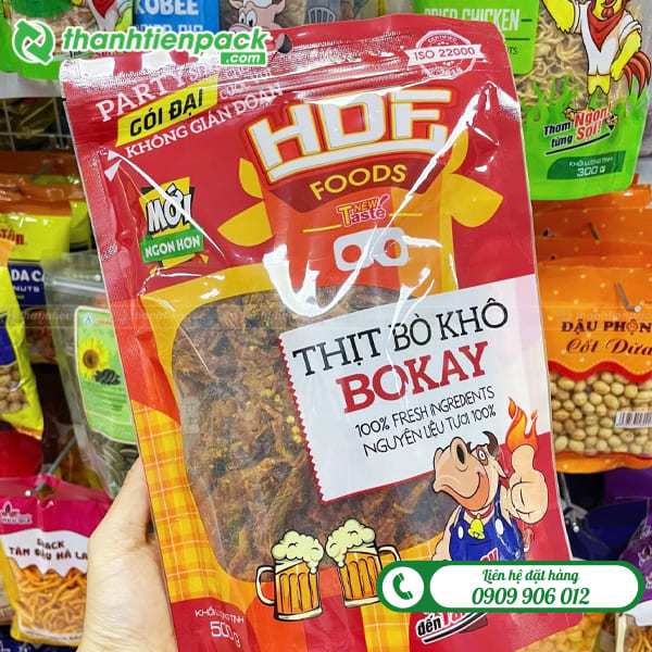 T&uacute;i zip đ&aacute;y đứng đựng kh&ocirc; b&ograve;