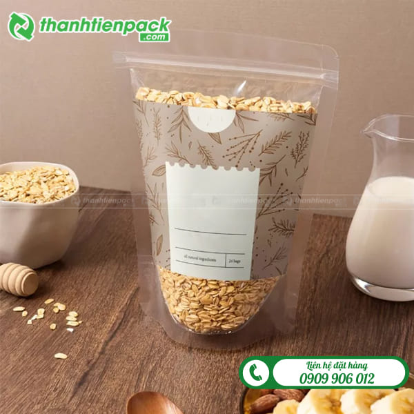 T&uacute;i zip trong đựng ngũ cốc